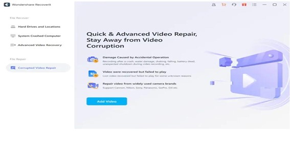 Repair corrupted videos in Windows. 