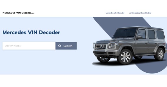 Mercedes VIN Decoder review: How To Decode Your Mercedes VIN For Free?