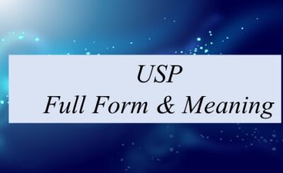 USP Full Form & Meaning