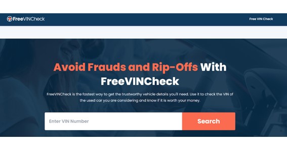 Free VIN Check: Get an Instant Free VIN Report Now