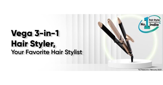 Why Vega 3-in-1 Hair Styler Is The One Stop Solution For Different Hair Styling Needs