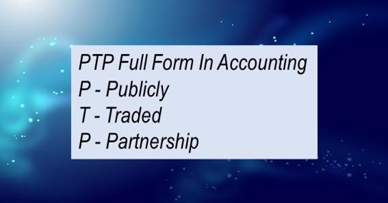 PTP Full Form In Accounting