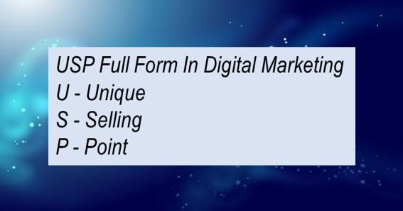 USP Full Form In Digital Marketing 