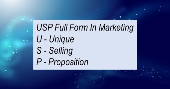 USP Full Form In Marketing 