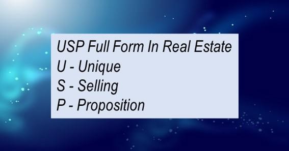 USP Full Form In Real Estate 